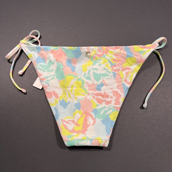 Victoria Secret 38DD XL Bombshell Push Up Bikini Top Bottom Set Blue Pink Pastel - Picture 13 of 16